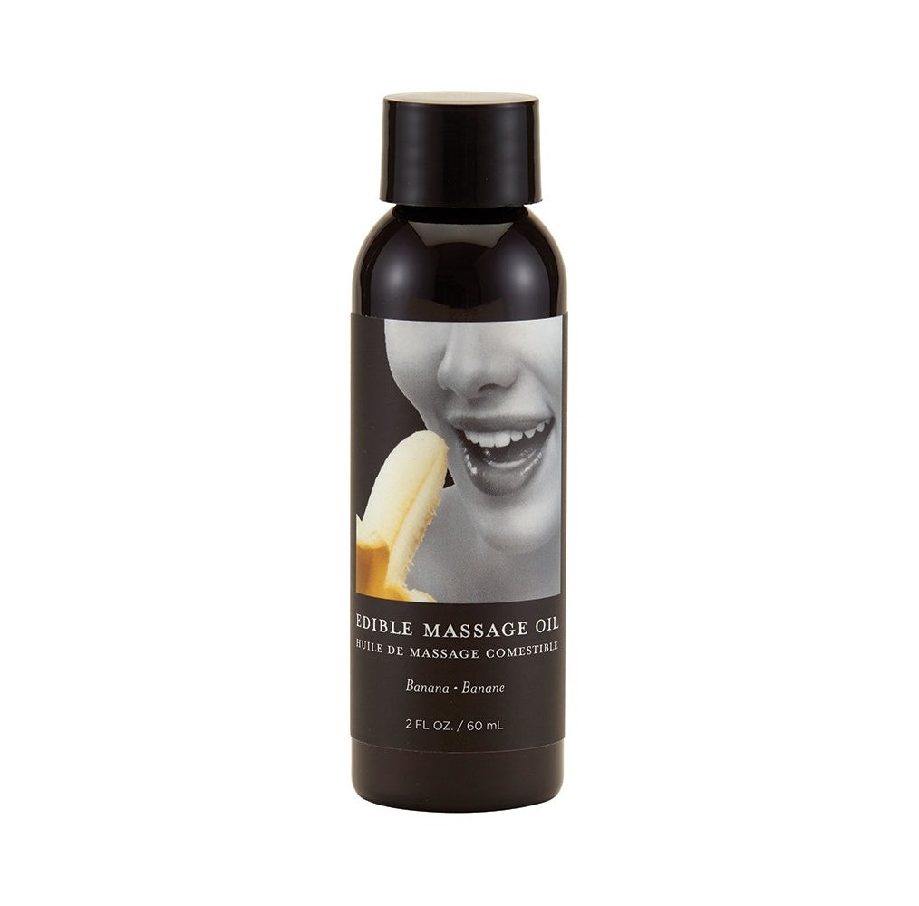 Earthly Body Edible Massage Oil-Banana 2oz